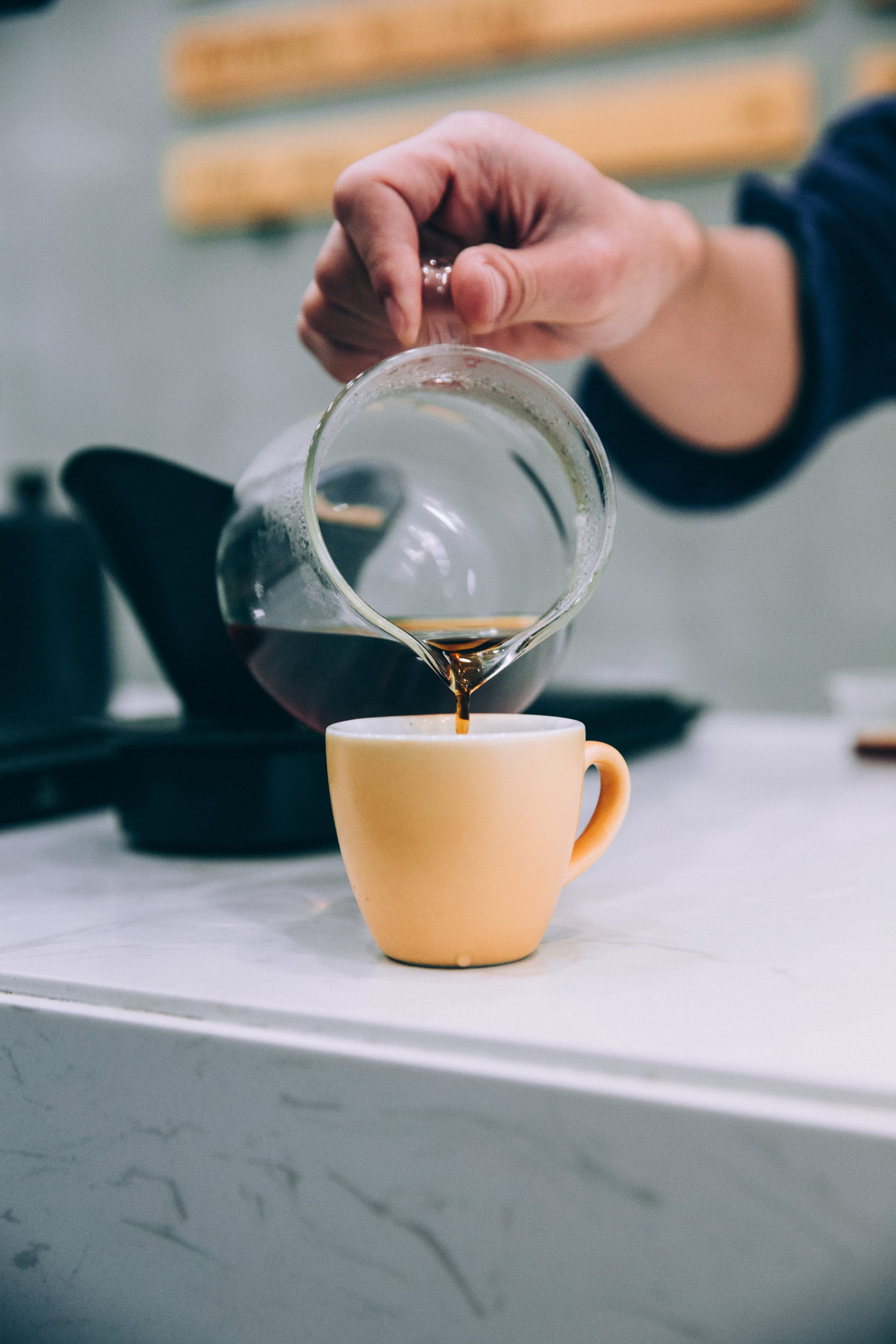 Freshly brewed Coffee Beautiful coffee, sign up to our newsletter for new products, discounts and exclusive offers