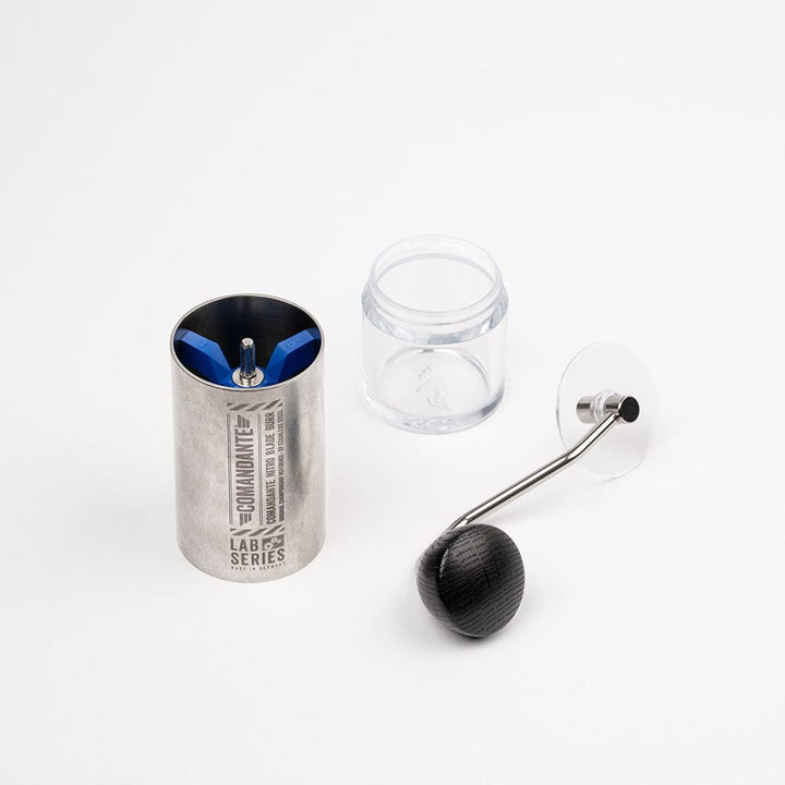 Comandante Lab Series C40 MK4 Nitro Blade Burr Coffee Grinder component parts