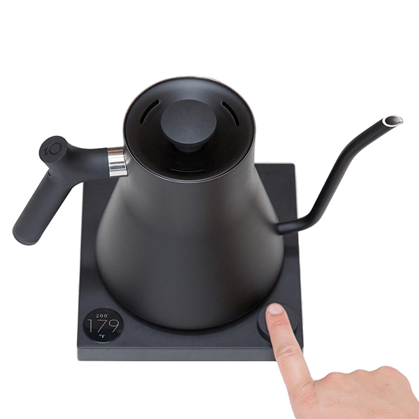 Fellow Stagg EKG Electric Pouring Kettle Matte Black by the coffee beautiful coffee company UK London Surrey