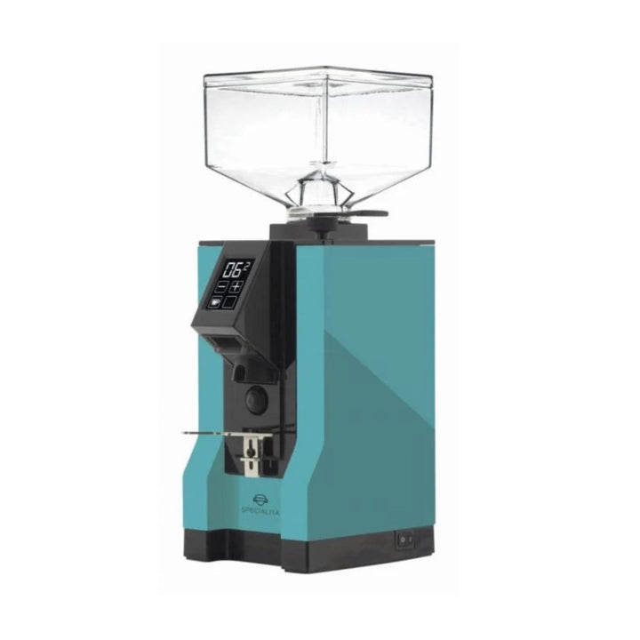 Eureka Mignon Specialita 55 espresso grinder in Tiffany Blue
