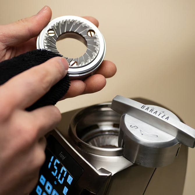Baratza Forté BG Coffee Grinder — angled view