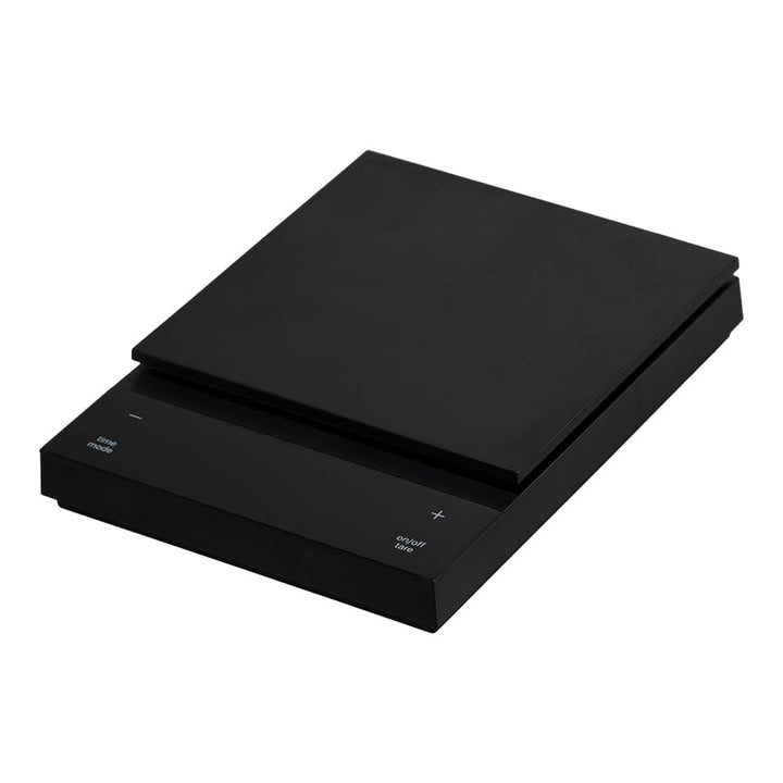 Hario Polaris Coffee Scale in Black on a white background