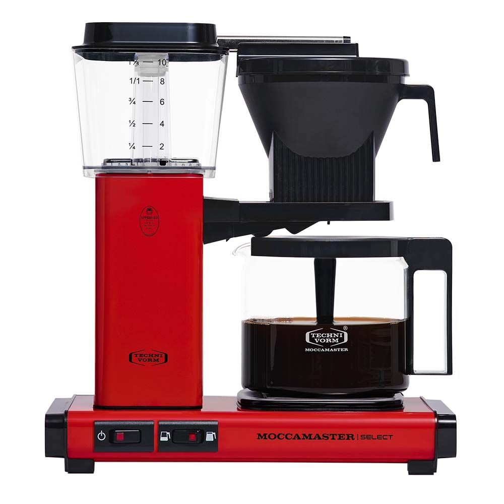Moccamaster KBG Select Filter Coffee Machine - Red - The Coffee Beautiful Company UK London Surrey