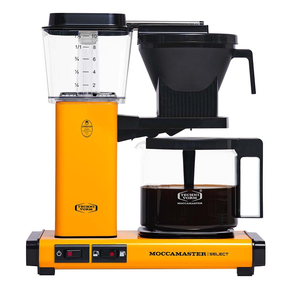 Moccamaster KBG Select Filter Coffee Machine - Yellow Pepper - The Coffee Beautiful Company UK London Surrey