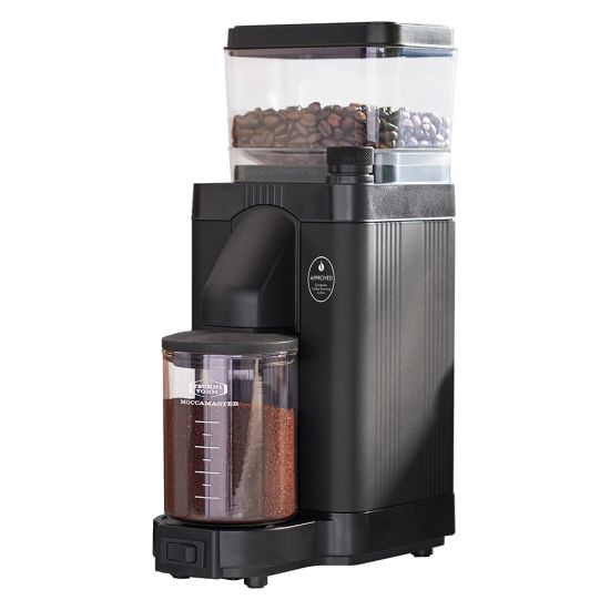 Moccamaster KM5 Burr Grinder in Matte Black BY THE COFFEE BEAUTIFUL COFFEE COMPANY UK LONDON SURREY