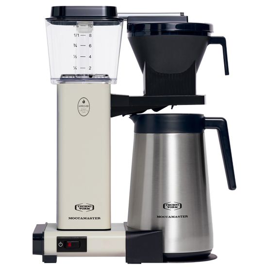 Moccamaster KBGT 741 Coffee Machine - Off White by the coffee beautiful coffee company uk london surrey