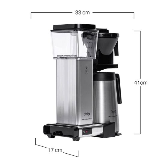 Moccamaster KBGT 741 Coffee Machine - Polished Silver by the coffee beautiful coffee company uk london surrey 