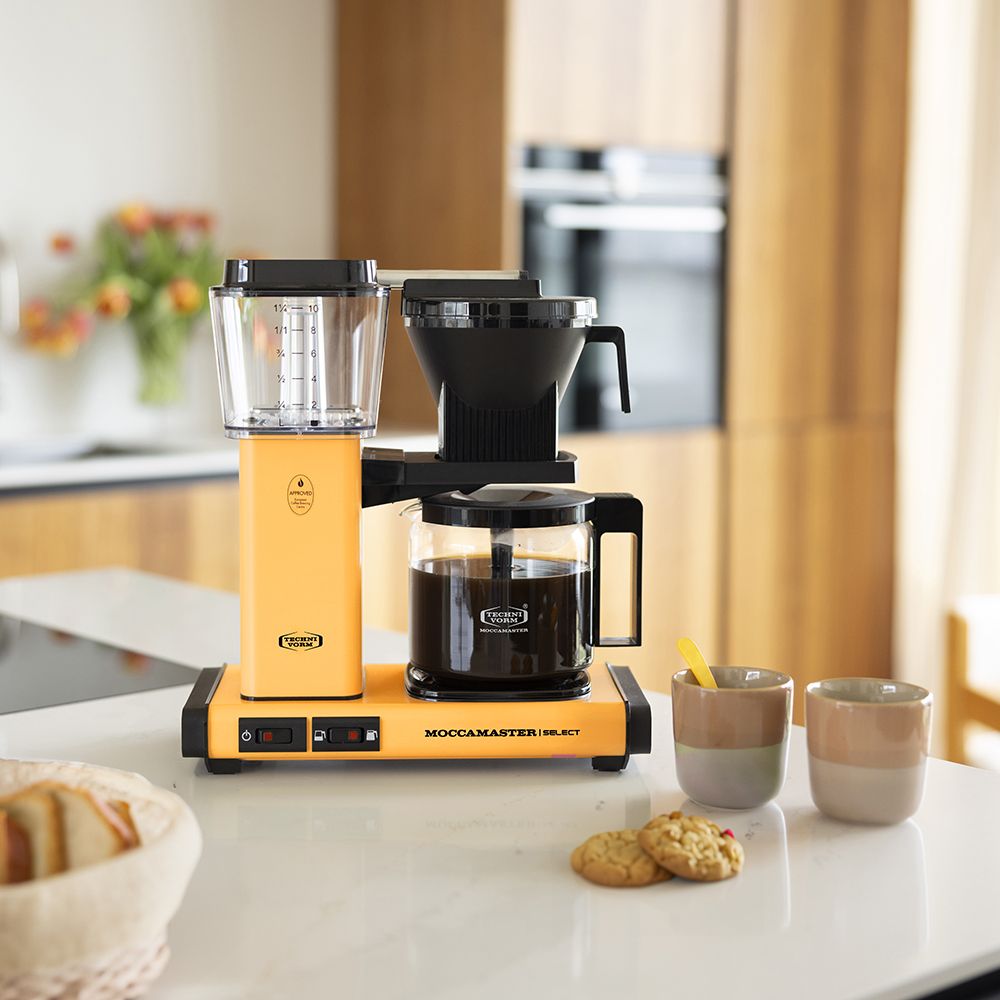 Moccamaster KBG Select Filter Coffee Machine - Yellow Pepper - The Coffee Beautiful Company UK London Surrey