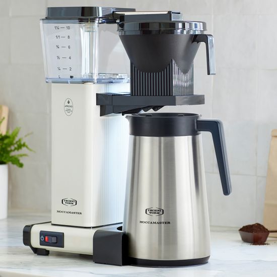 Moccamaster KBGT 741 Coffee Machine - Off White by the coffee beautiful coffee company uk london surrey