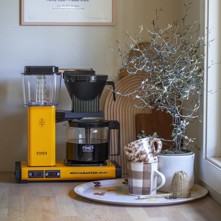 Moccamaster KBG Select Filter Coffee Machine - Yellow Pepper - The Coffee Beautiful Company UK London Surrey