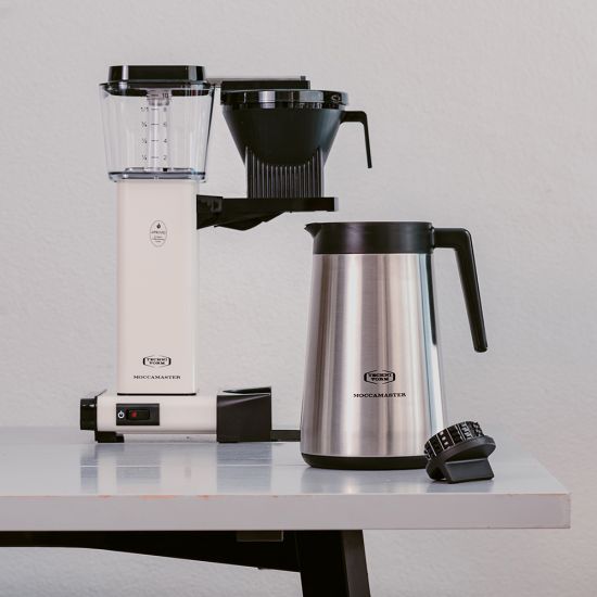 Moccamaster KBGT 741 Coffee Machine - Off White by the coffee beautiful coffee company uk london surrey