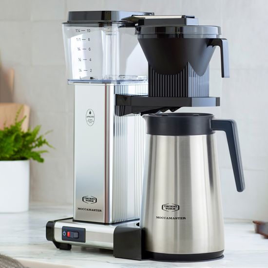 Moccamaster KBGT 741 Coffee Machine - Polished Silver by the coffee beautiful coffee company uk london surrey 