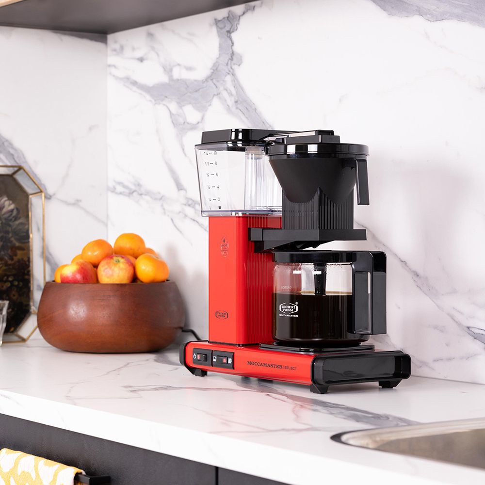 Moccamaster KBG Select Filter Coffee Machine - Red - The Coffee Beautiful Company UK London Surrey