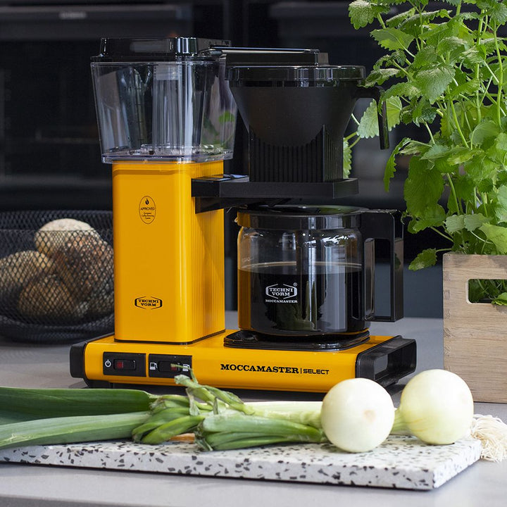 Moccamaster KBG Select Filter Coffee Machine - Yellow Pepper - The Coffee Beautiful Company UK London Surrey