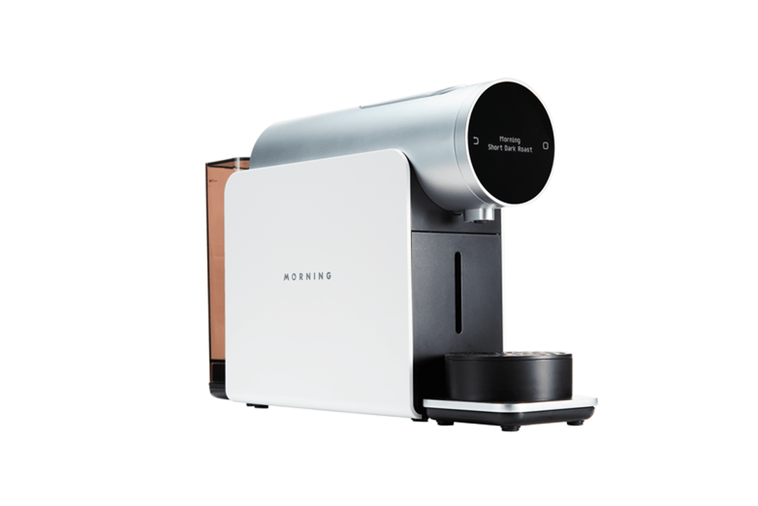Morning Machine — smart capsule coffee machine in white