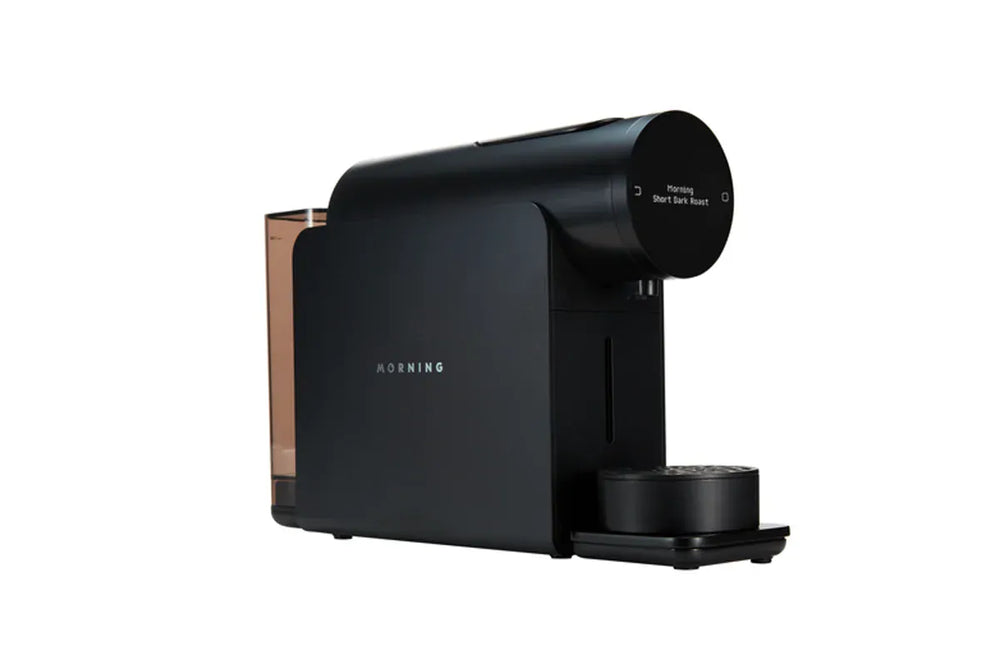 Morning Machine — smart capsule coffee machine in black