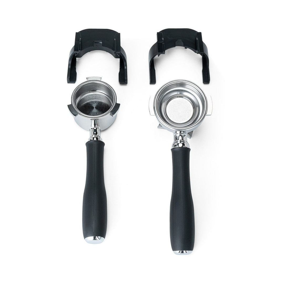 Portafilter handles of the Wilfa Uniform Evo Electric Coffee Grinder